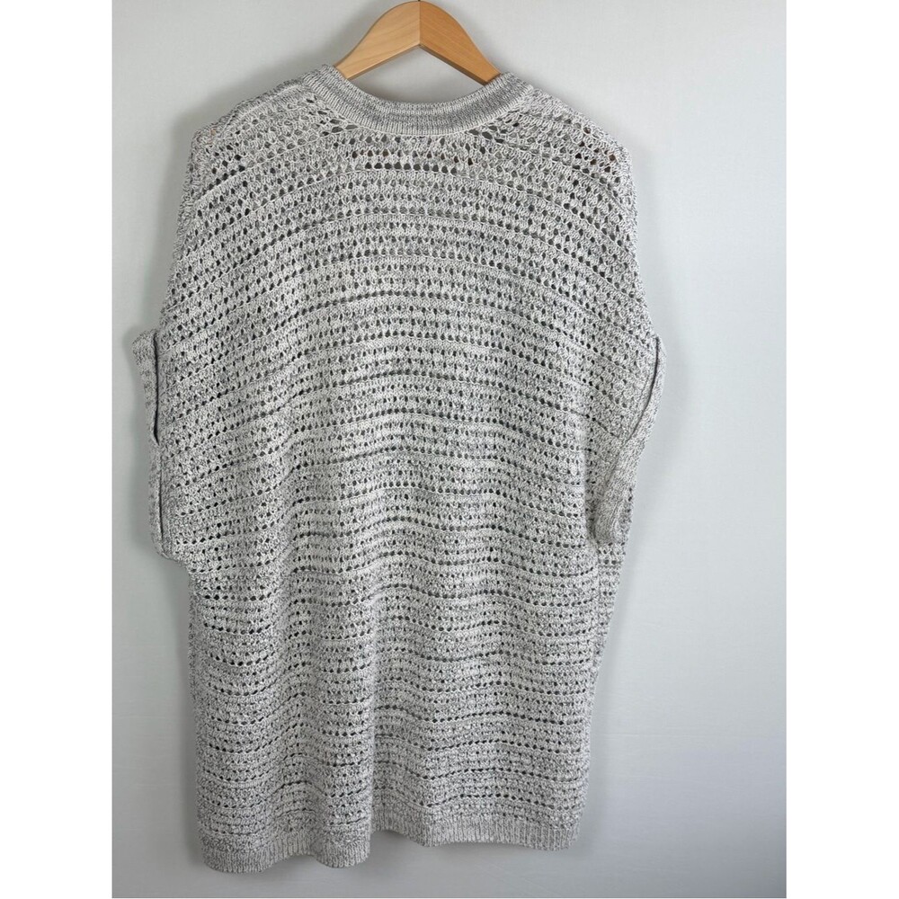 J.Jill Marled Open Knit Cardigan Tank Set XL Petite - Picture 2 of 10